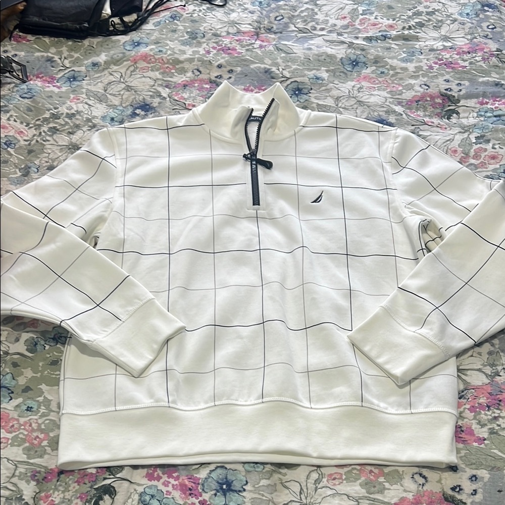 Nautica Men's White Sweater